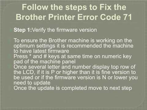 brother error codes